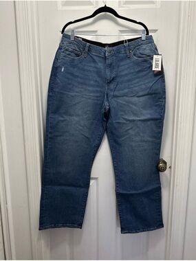 LULAROE Women's Stretch 90’s Relaxed Denim Blue Jeans size 32 / 14